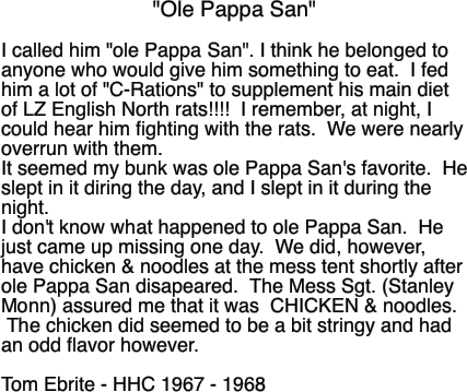 "Ole Pappa San"